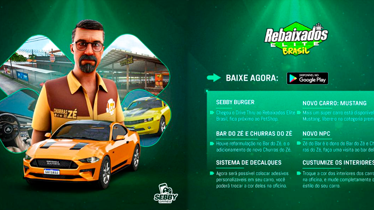 Saiu! Atualização Rebaixados Elite Brasil - Novo Mapa e Carro 